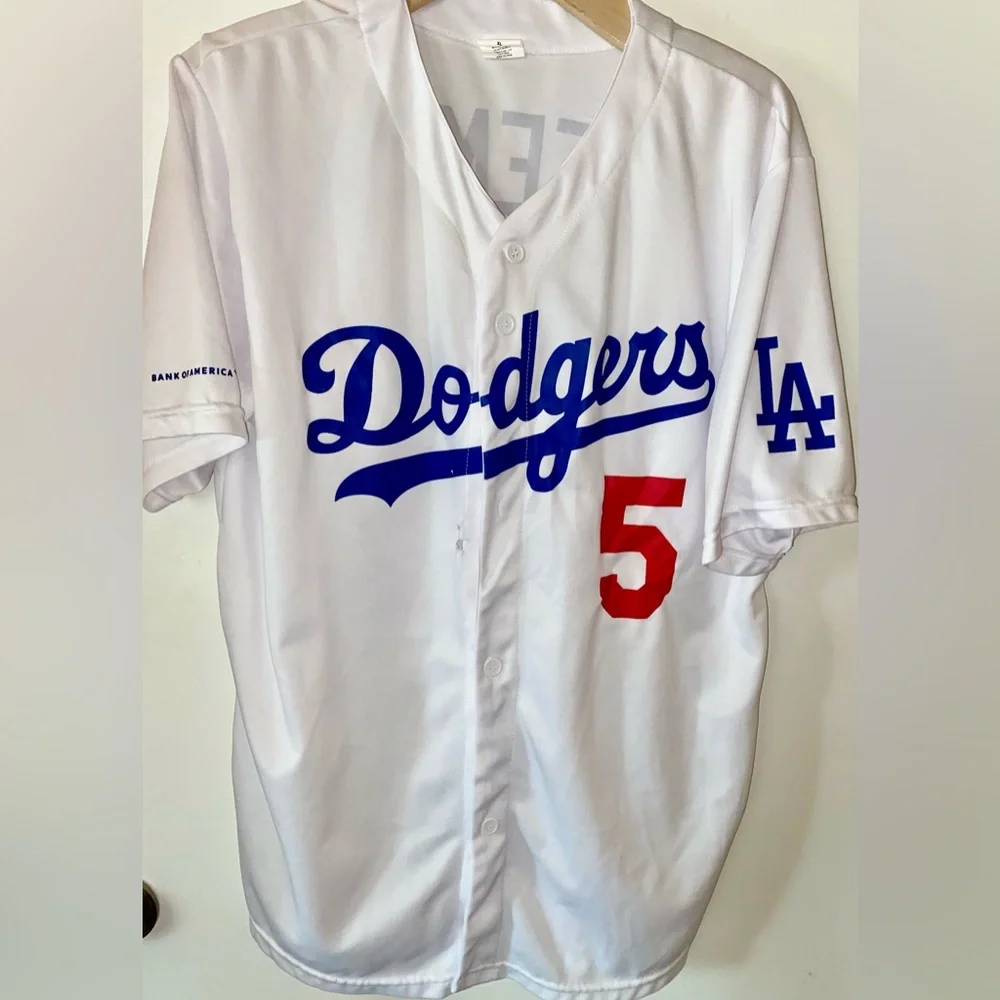 Men's FREEMAN White and Blue Dodgers Jersey XL - Picture 1 of 10